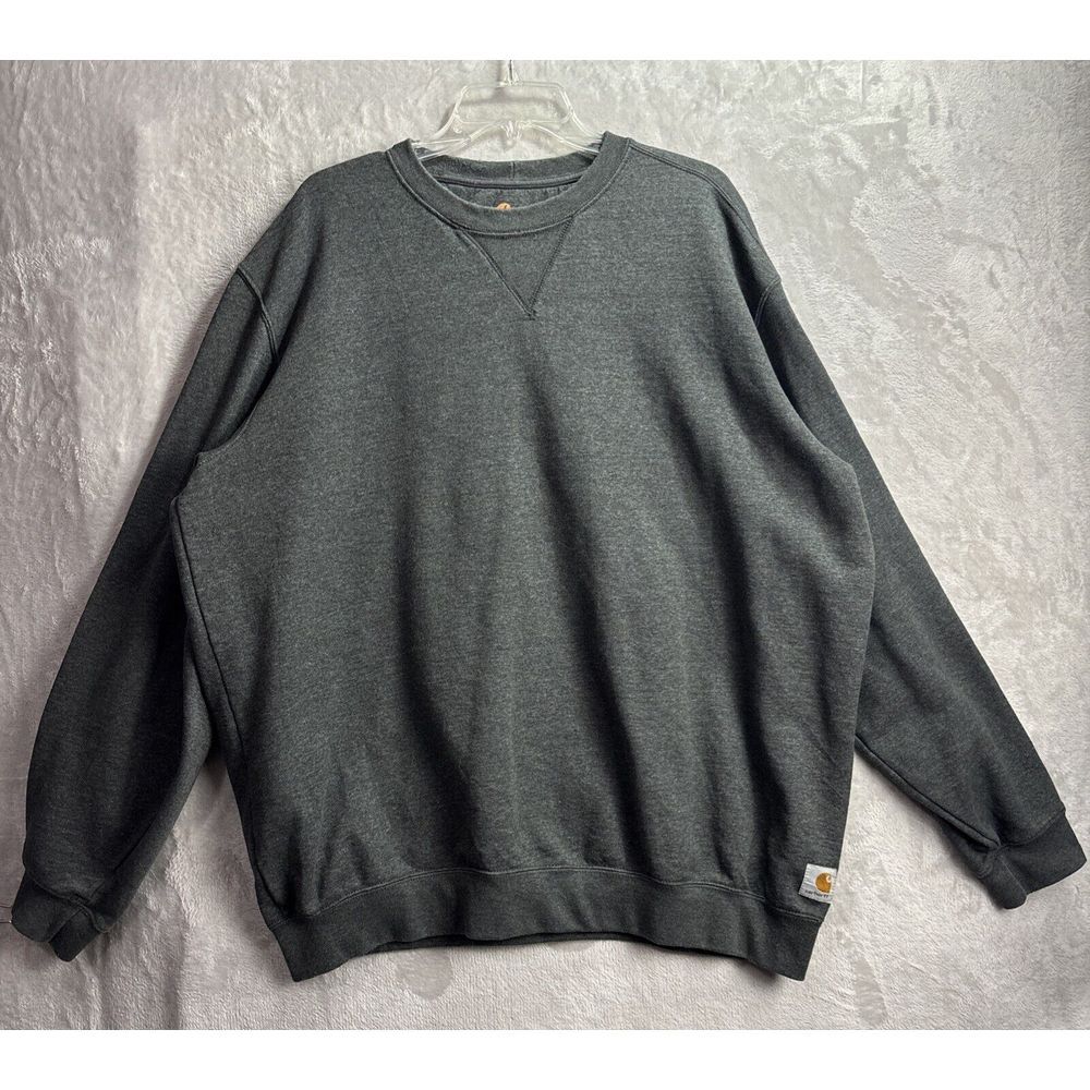 Vintage CARHARTT Sweatshirt Mens Size XL Grey Original Fit long sleeve